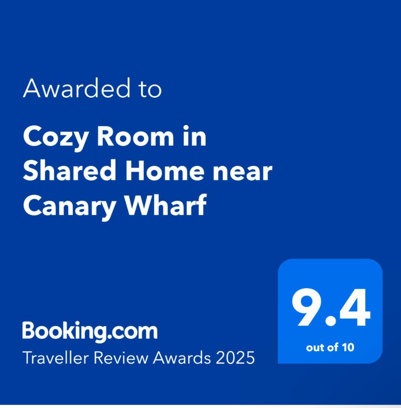 Cozy In Shared Near Canary Wharf Habitación en casa particular